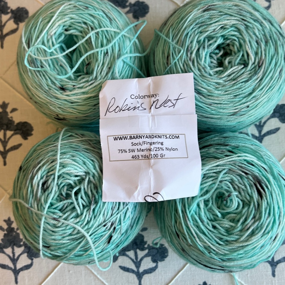Robin's Nest Yarn - tourquois